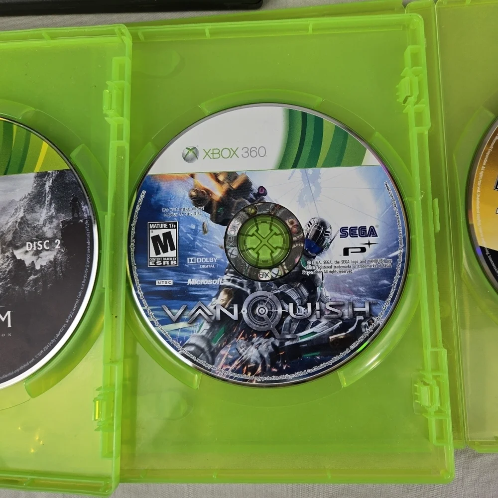 Lot 7 XBox 360 Vanquish Undercover Speed Skyrim Elder Scrolls Border Lands Wolf
